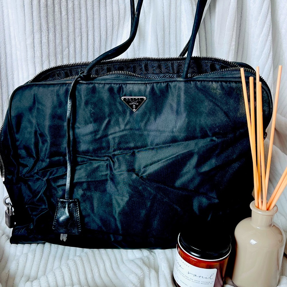 Prada lock and key vintage purse